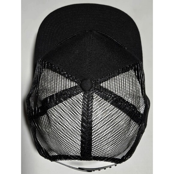 Bart Bridge Snapback Pocket Hat Black Trucker Patch Cap Tree Bear Kings Beach CA - Picture 7 of 11